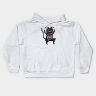 Krampus Cat Kids Hoodie